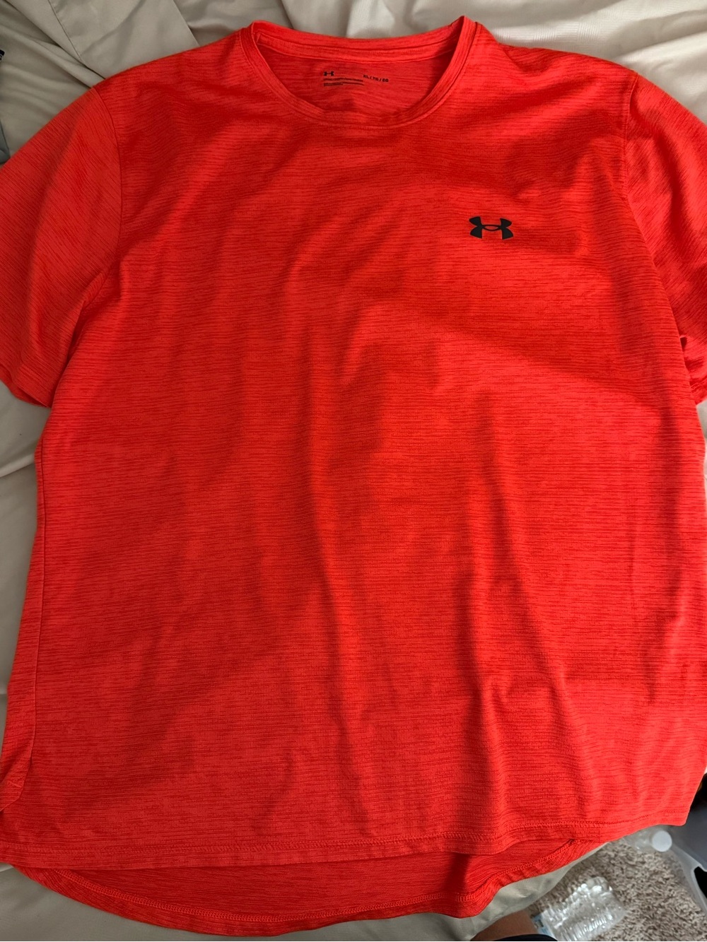 Under Armour Men’s Short Sleeve Performance Tee - Red with Black Logo